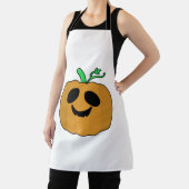 Tablier Halloween Citrouille effrayant V2 (Insitu)