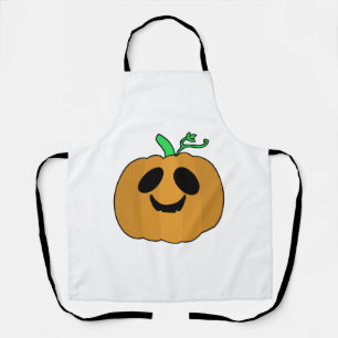 Tablier Halloween Citrouille effrayant V2
