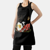 Tablier Halloween Costume Bacon et oeufs frits Mème Humoro (Insitu)