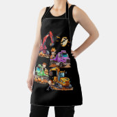 Tablier Halloween Costume Grue Camion Citrouille Construct (Insitu)