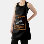 Tablier Halloween Créez Votre Propre Chef Baker Custom Apr (Insitu)
