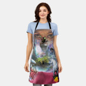 Tablier Halloween Crystal Ball Apron Sorcière (Porté)