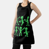 Tablier Halloween de danse des aliens (Insitu)