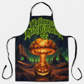 Tablier Halloween de destruction massive Citrouille radioa (Recto)