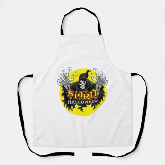 Tablier Halloween de l'esprit (Recto)