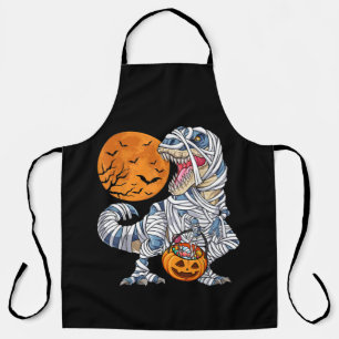 Tablier Halloween Dinosaur T rex Citrouille maman