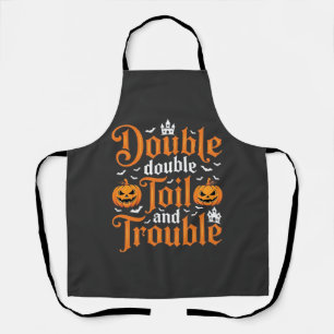 Tablier Halloween Double Double Toil and Trouble_1