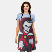 Tablier Halloween Dracula (Porté)