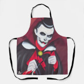 Tablier Halloween Dracula (Recto)