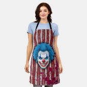 Tablier Halloween du Carnaval de Clown déplaisant (Porté)