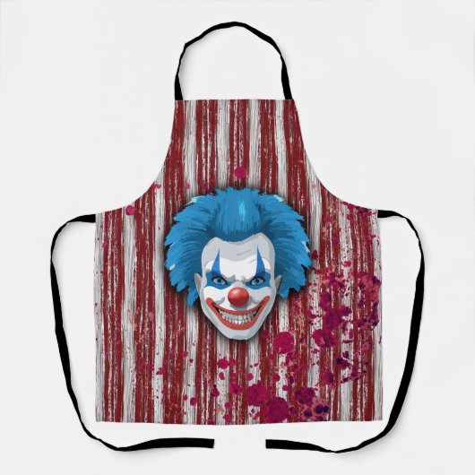 Tablier Halloween du Carnaval de Clown déplaisant (Recto)