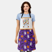 Tablier Halloween Éffrayant (Porté)