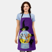 Tablier Halloween en cristal de sorcière méchante (Porté)