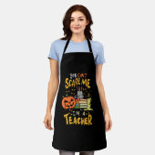 Tablier Halloween enseignant (Porté)