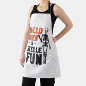 Tablier Halloween est Skellefun (Insitu)