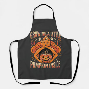 Tablier Halloween Faire Pousser un Petit Citrouille à l'In