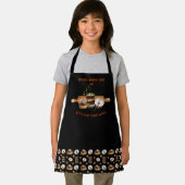 Tablier Halloween Faisons cuire des enfants magiques et am (Insitu)