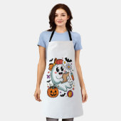 Tablier Halloween fraîchement Boo'd Café (Porté)
