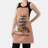 Tablier Halloween Gnomes, Automne, Citrouille Apron (Insitu)