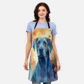 Tablier Halloween grand Danse avec la peur Citrouille (Porté)