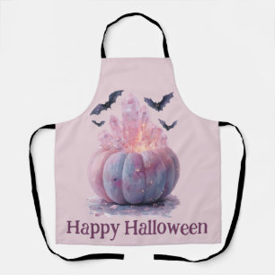 Tablier Halloween Happy Citrouille Crystal esthétique