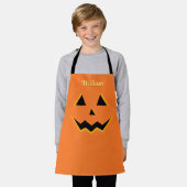 Tablier Halloween Jack O'Lantern Citrouille mignon pour en (Porté)