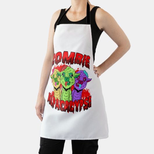 Tablier Halloween Llama Alpaca Funny Lama Glama Cool Cadea (Insitu)
