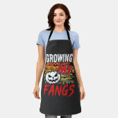 Tablier Halloween Mes Crocs De Vampire Citrouille (Porté)