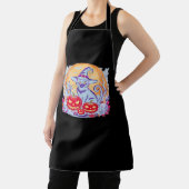 Tablier Halloween mignon Fantôme Citrouille Chat classique (Insitu)