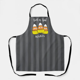 Tablier Halloween Mignon Maïs Sucré Fantaisiste Drôle