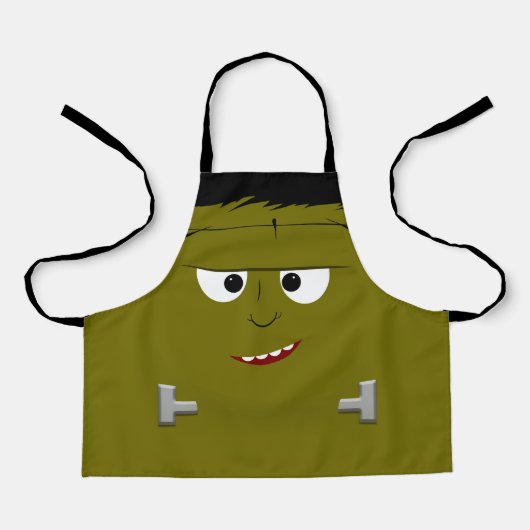 Tablier Halloween monstre Frankenstein (Recto)