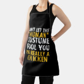 Tablier Halloween Ne Pas Costume Humain Fool Im Poulet (Insitu)