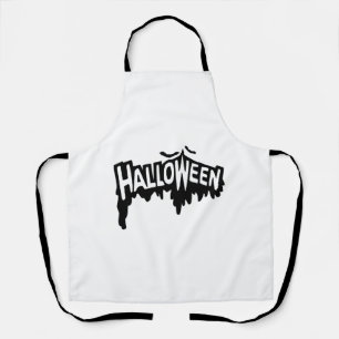 Tablier Halloween noir