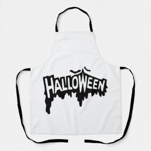 Tablier Halloween noir