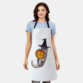 Tablier Halloween Ouija (Porté)