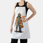 Tablier Halloween pompier combattre les incendies et les p (Insitu)