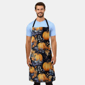 Tablier Halloween Pumpkin Pattern Apron (Porté)