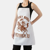 Tablier Halloween Rodéo éffrayant 31 octobre (Insitu)