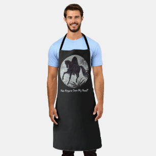 Tablier Halloween sans tête vintage sur toute l'impression