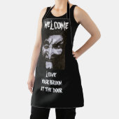 TABLIER HALLOWEEN SCARY WITCH HUMOR  (Insitu)