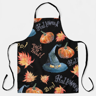Tablier Halloween seamless pattern with halloween pumpkin,