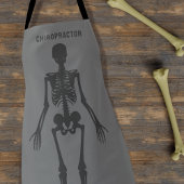 Tablier Halloween Skeleton Costume amusant Chiropractor Ap