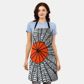 Tablier Halloween Spider Web (Porté)