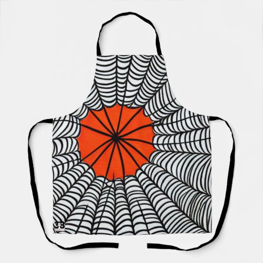 Tablier Halloween Spider Web (Recto)