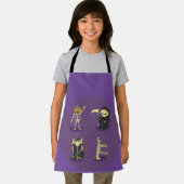 Tablier Halloween Squelette Dracula Mummy Griffe Reaper (Insitu)