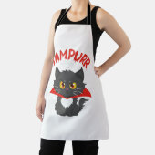 Tablier Halloween Vampire Cat (Insitu)