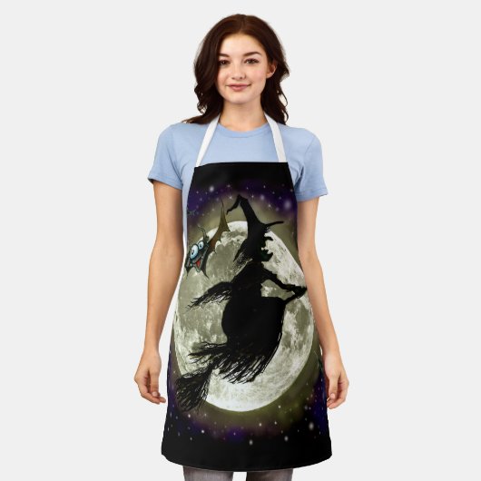 Tablier Halloween Witch (Porté)