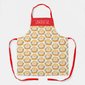 Tablier Hamburger de vache adorable (Recto)