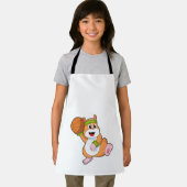 Tablier Hamster as Basketball player (Insitu)