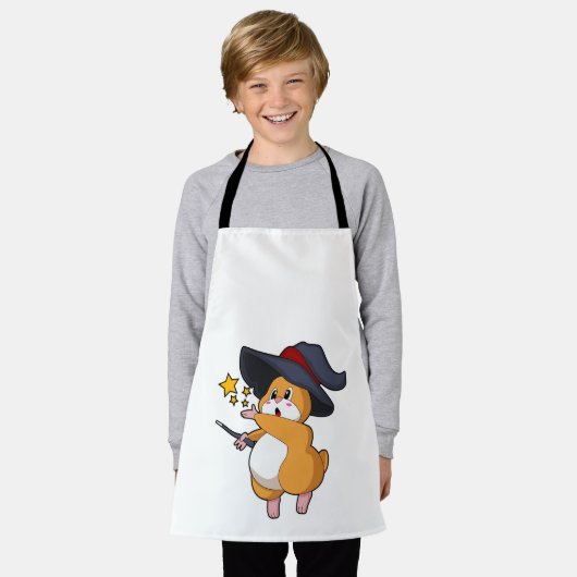 Tablier Hamster as Wizard with Magic mur (Porté)